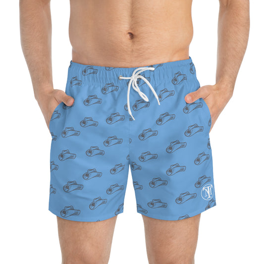 Cowboy Swim Trunk Blue